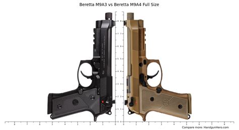 Beretta M9A3 vs M9A4 Comparison